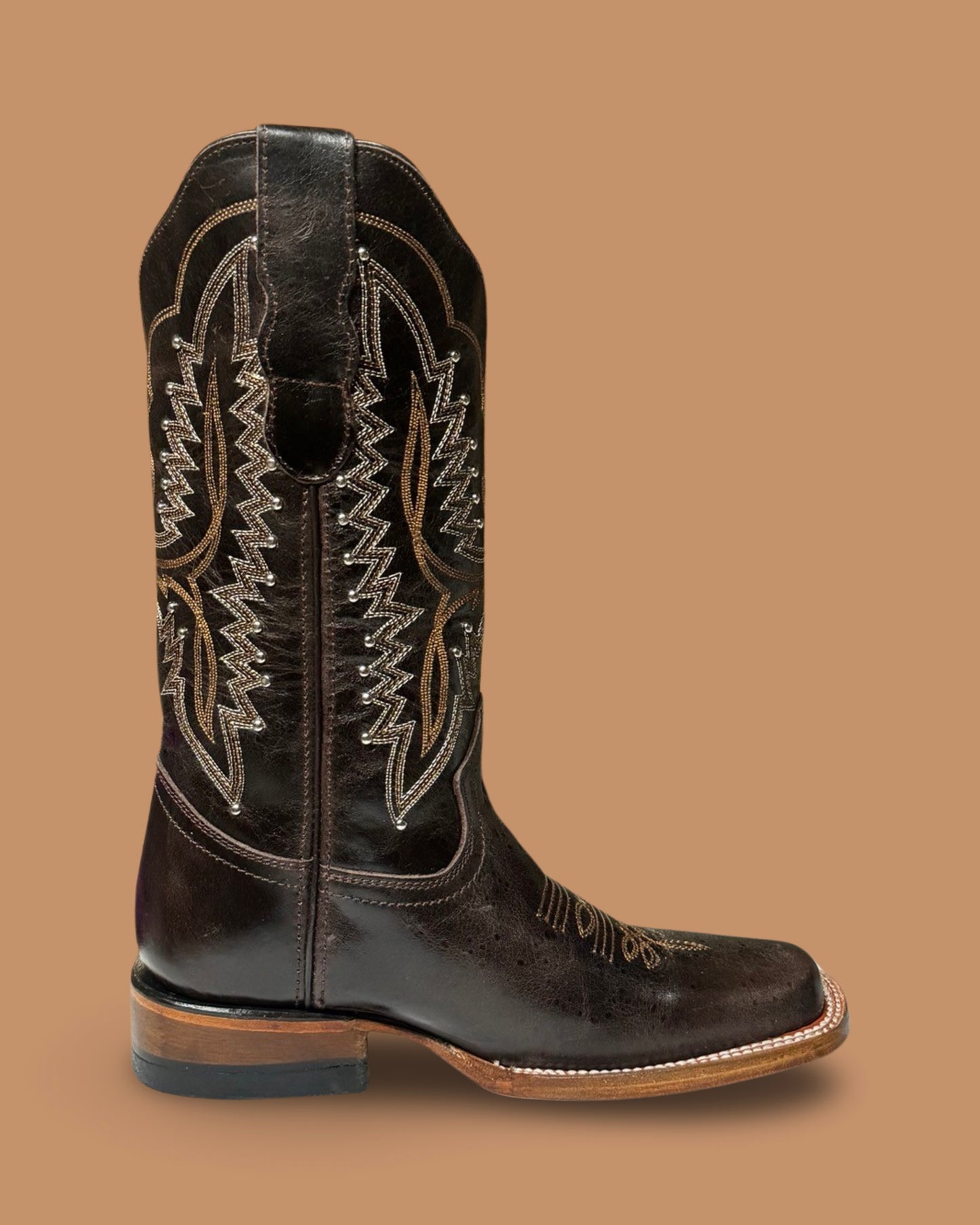 Brown Grisly Rodeo Leather Women’s Boots