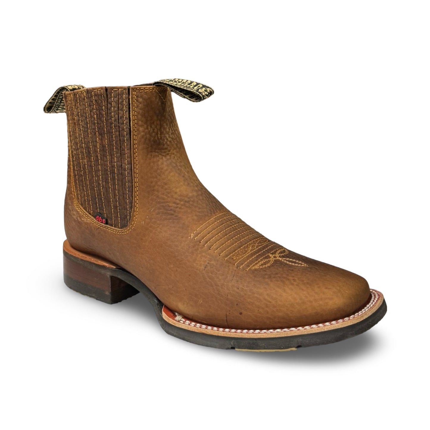 Botin Becerro Piel Rhino Miel (Low-Cut Becerro Honey Leather Men's Boots)