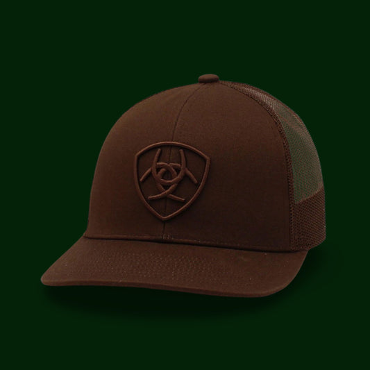 Ariat Brown on Brown Logo Hat