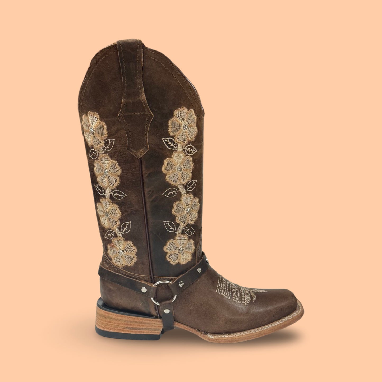 Flores Blancas Rodeo Brown