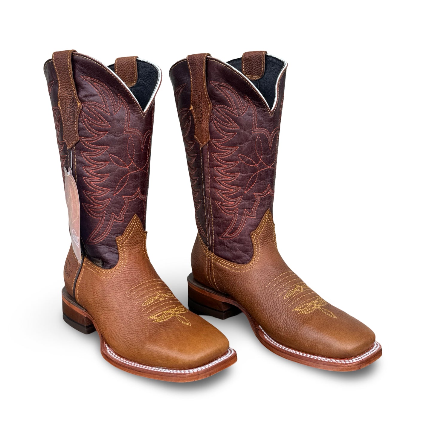 Caval Honey Boots Full Grain Genuine Leather and Leather Sole (Ex-Pand System)