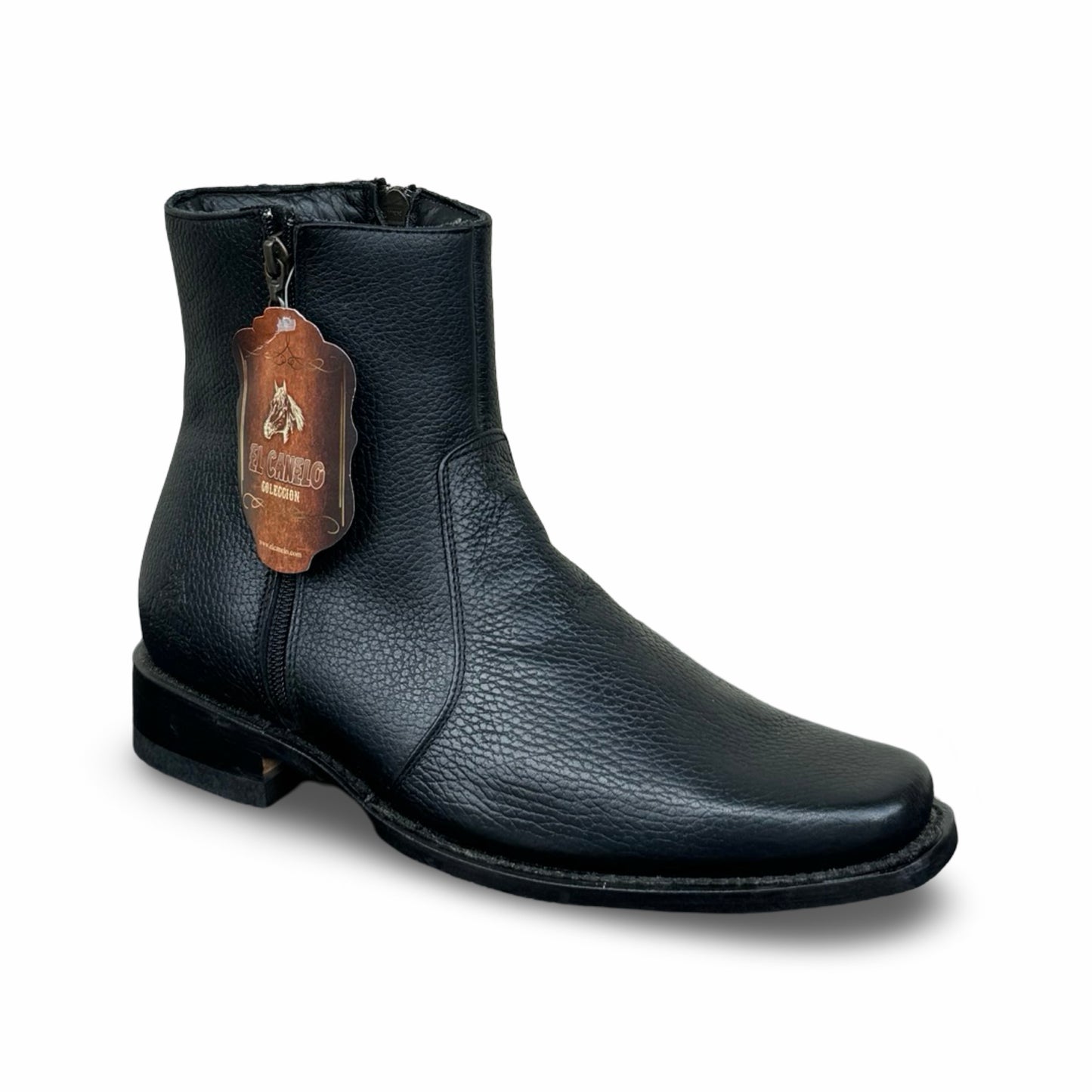 El Canelo Botin Black Zip-Up