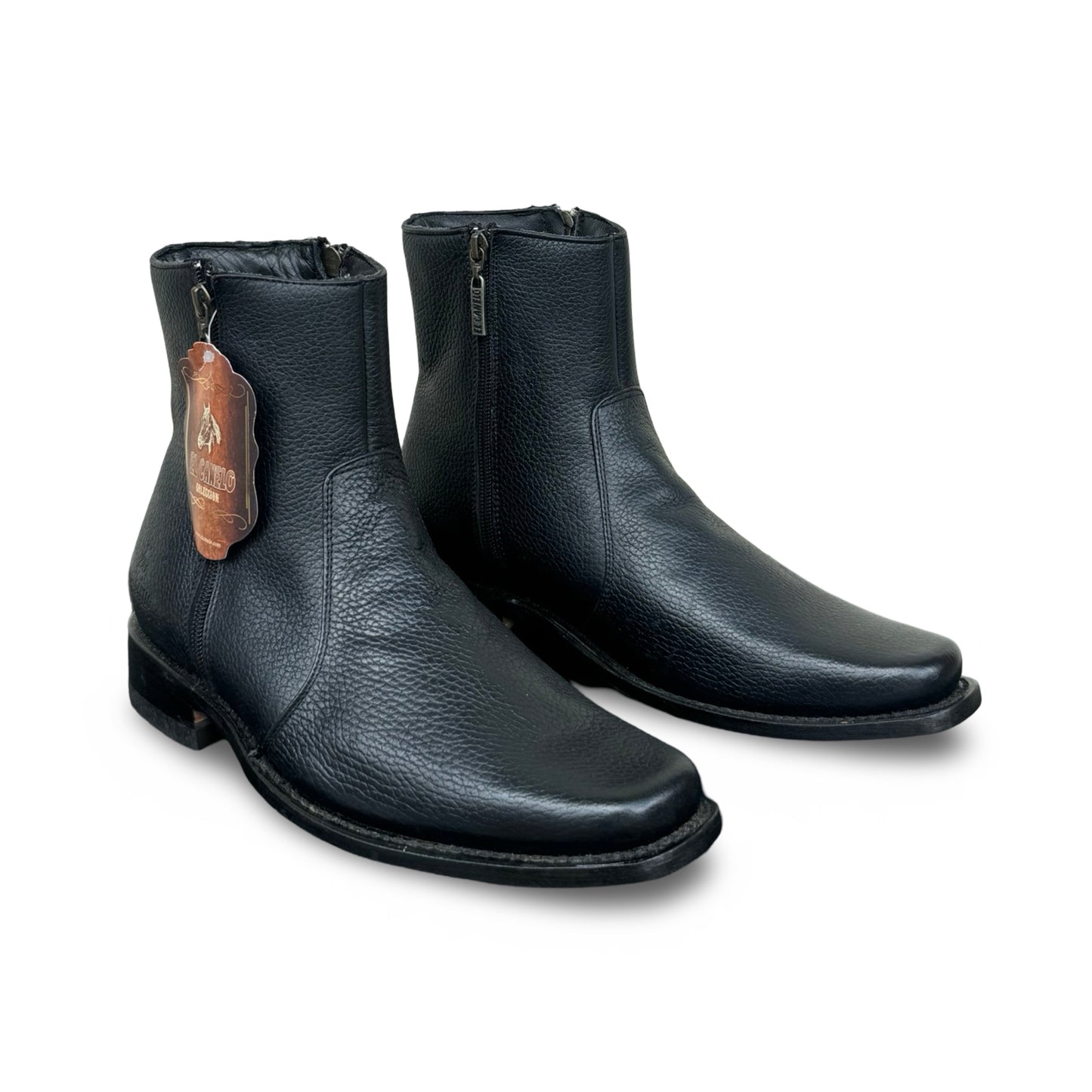 El Canelo Botin Black Zip-Up